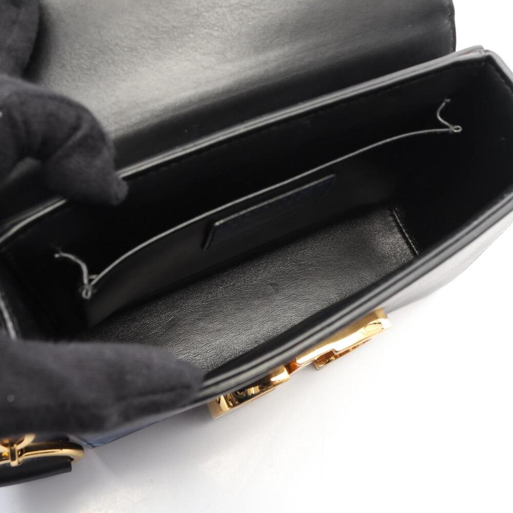 CHRISTIAN DIOR Blue Leather Shoulder Bag - Picture 3 of 8